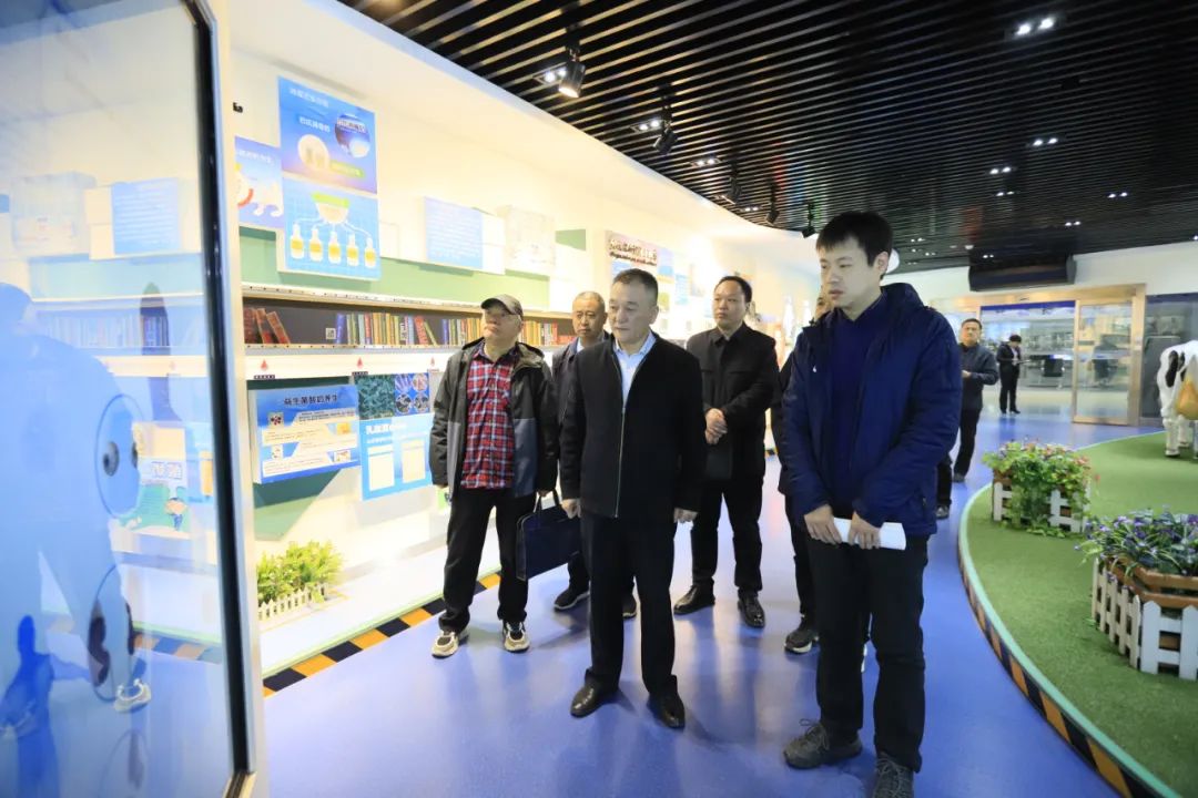河南省发展改革委价调处副处长马冰一行莅临半岛（中国）乳业集团参观调研