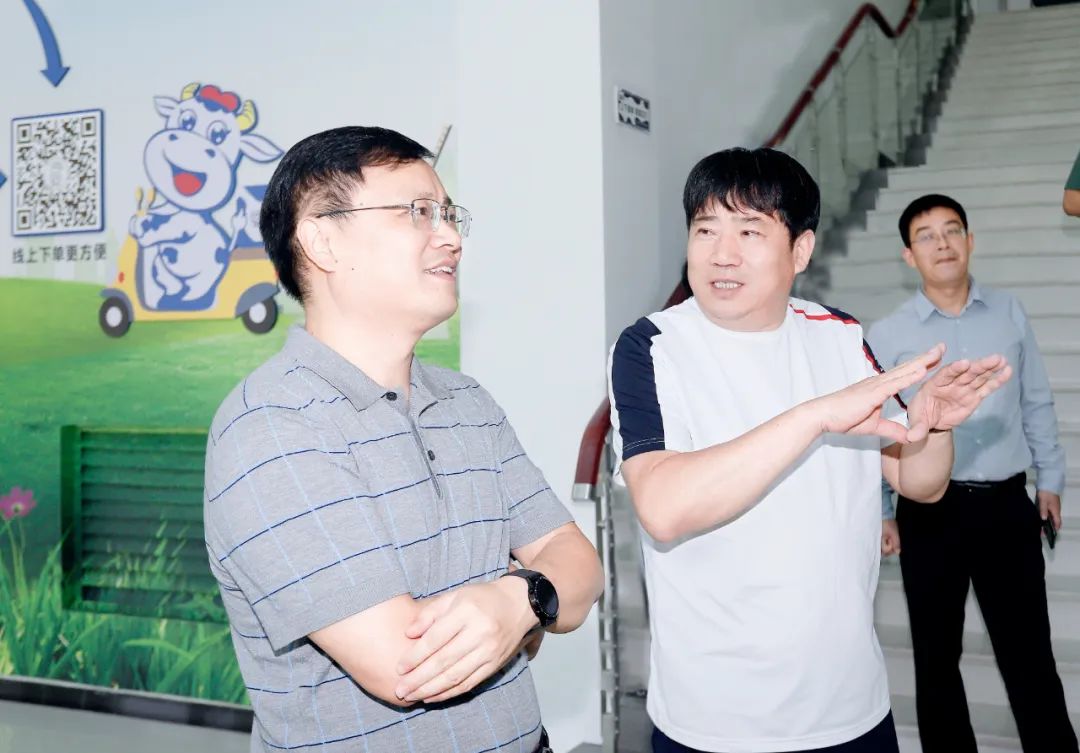 快讯｜社旗县人民政府县长关文波一行莅临半岛（中国）乳业集团参观考察