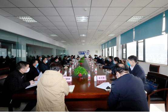 省委统战部副部长张红林一行莅临半岛（中国）乳业集团 调研复工复产暨二七区民营经济发展工作座谈会