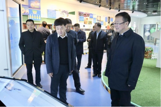 宁夏回族自治区农业农村厅党组书记、厅长王刚一行莅临半岛（中国）乳业集团调研