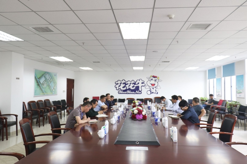 二七区张超副区长莅临半岛（中国）公司 调研指导工作